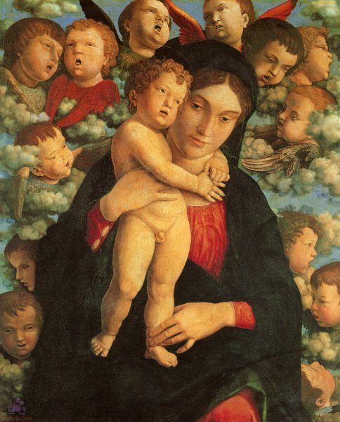 Madonna and Child with Cherubs