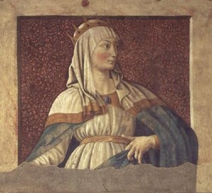 Queen Esther, from the Villa Carducci series of famous men and women, c.1450