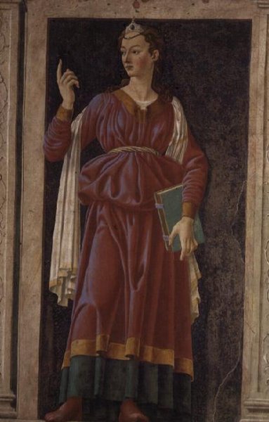 The Cuman Sibyl, from the Villa Carducci series of famous men and women, c.1450