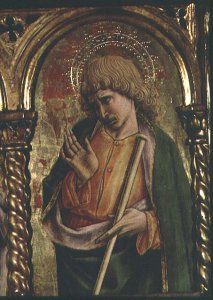 St. James the Less, detail from the Sant'Emidio polyptych, 1473