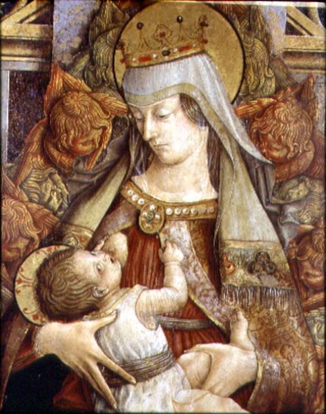 Madonna Suckling the Christ Child