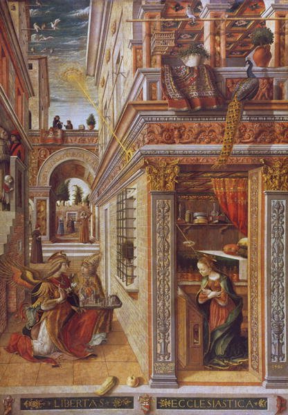 The Annunciation with St. Emidius, 1486