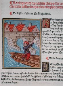 The Chableur, from Ordonnances Royaux de la Juridiction de la Prevote des Marchands de la Ville de Paris, 1528