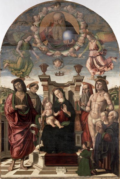 The Madonna and Child Enthroned with Saints