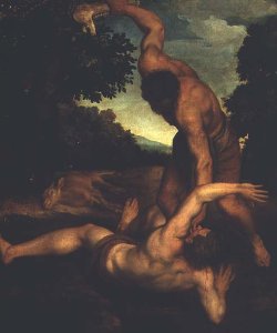 Samson Smiting a Philistine with the Jawbone of an Ass