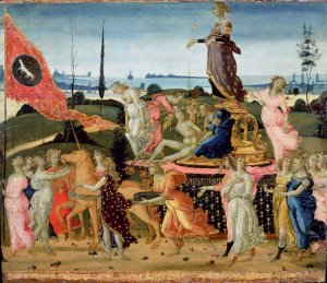 Triumph of Chastity, inspired by Triumphs by Petrarch 1304-74