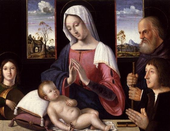 Virgin and Child with St. Joseph and Donor, 1514