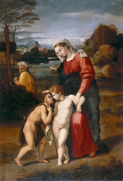 Holy Family with the infant St. John the Baptist