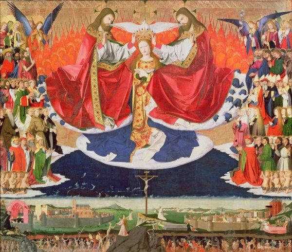 The Coronation of the Virgin, completed 1454 2