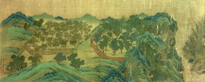 The Garden of Wang Chuans Residence, after the Painting Style and Poetry of Wang Wei 701-761