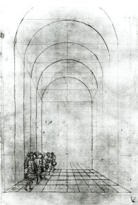 People under an Arch