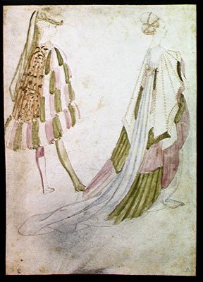 Gentleman and Lady in Court Costume