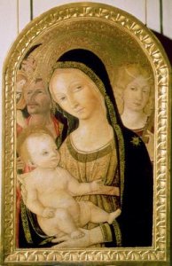 Madonna and Child with SS Catherine and Christopher 1470