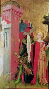 St Barbara Locked in a Tower by her Father