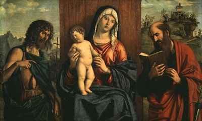 Madonna and Child with St John the Baptist and St Paul