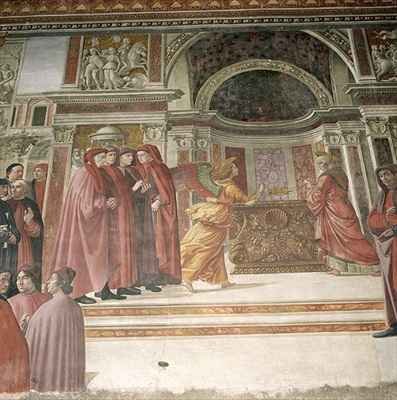 The Angel appearing to St Zacharias in the Temple