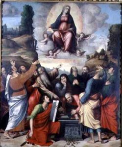 Annunciation and Saints