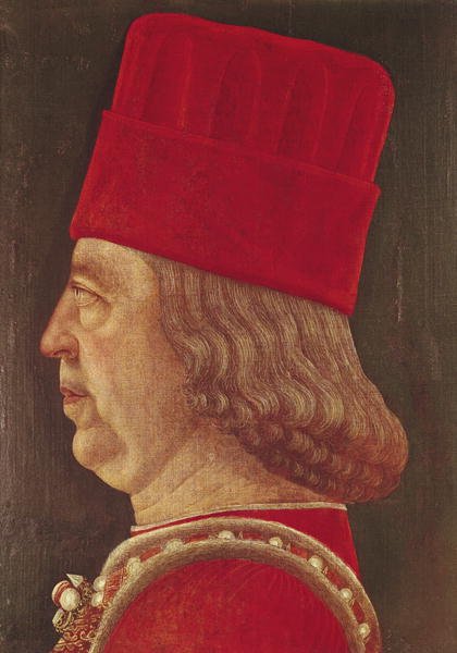 Portrait of Borso dEste Prince of Ferrara