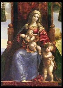 Virgin and Child enthroned with Saints