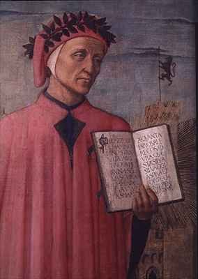 Dante reading from the Divine Comedy 2