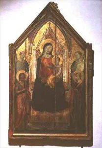 Madonna and Child enthroned with Saints