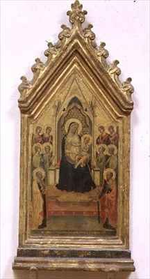 Madonna and Child Enthroned with SS Peter and Paul and Angels