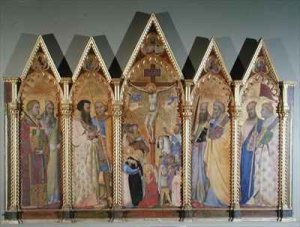 Polyptych with the Crucifixion