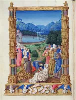 The Discovery of the Holy Cross from the Tres Riches Heures du Duc de Berry