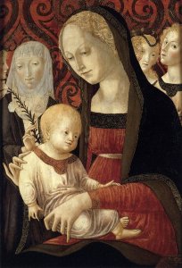 Virgin and Child with St Catherine and Angels c. 1490