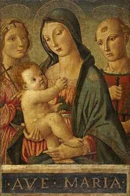 Madonna and Child with Saints Lawrence and Margaret of Antioch