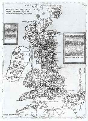Britania Insula quae dup Regna continet Angliam et Scotiam cum Hibernia adiacente