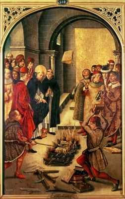 The Burning of the Books or St. Dominic de Guzman and the Albigensians