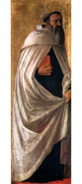 Pisa polyptych Carmelite Monk