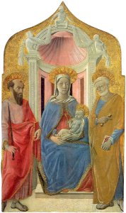 Madonna and Child Enthroned between Saint Paul and Saint Peter