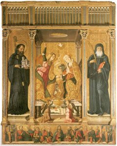 Annunciation and Saints