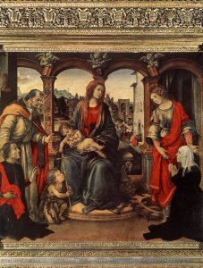 Madonna With Child And Saints