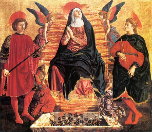 Our Lady Of The Assumption With Saints Miniato And Julian