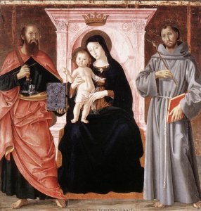 Madonna Enthroned with the Infant Christ and Saints 1487