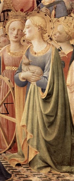 Coronation of the Virgin (detail 2) 1434