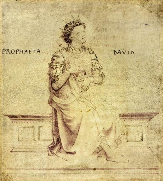 King David Playin a Psaltery  1430