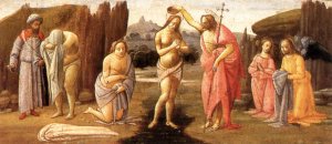 Predella: Baptism of Christ 1488