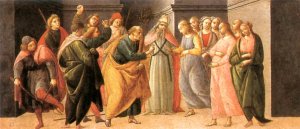 Predella: Marriage of Mary 1488