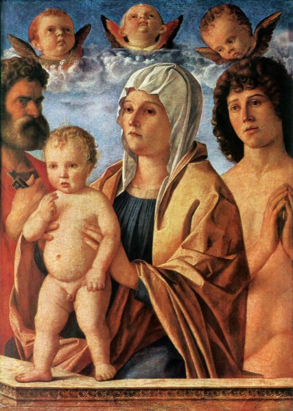 Madonna with Child and Sts. Peter and Sebastian c. 1487