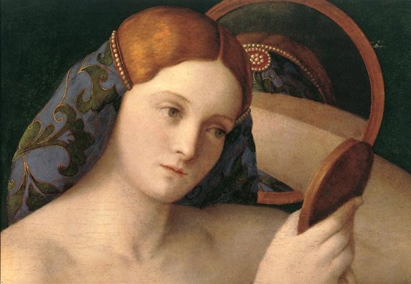 Naked Young Woman in Front of the Mirror (detail) 1515