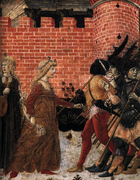 The Meeting of Jephthah and his Daughter (detail) c. 1470