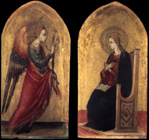 The Angel and the Virgin of Annunciation 1433-34