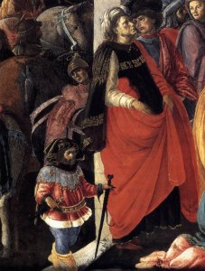 Adoration of the Magi (detail 1) 1465-67