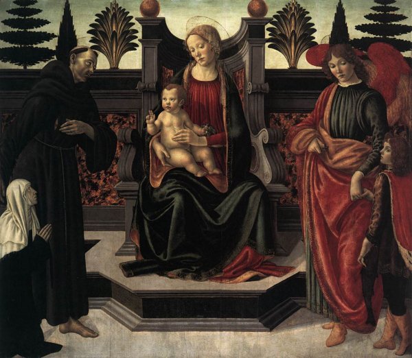 Virgin and Child Enthroned c. 1495