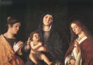 The Virgin and Child with Two Saints 1490