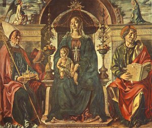 Madonna with the Child and Saints 1474